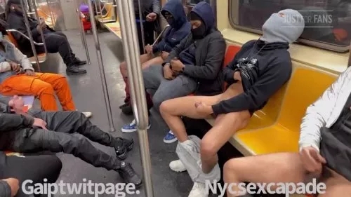 NycSexcapade - Party on the train 2 - OnlyGayPorn
