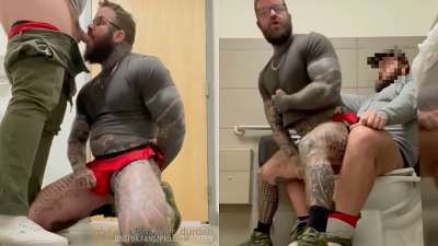 Tyler Durden - Public restroom cruising - OnlyGayPorn