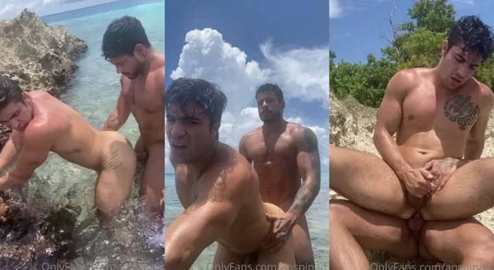 Alejo Ospina and Daniel Montoya - Sex in the Sea - OnlyGayPorn