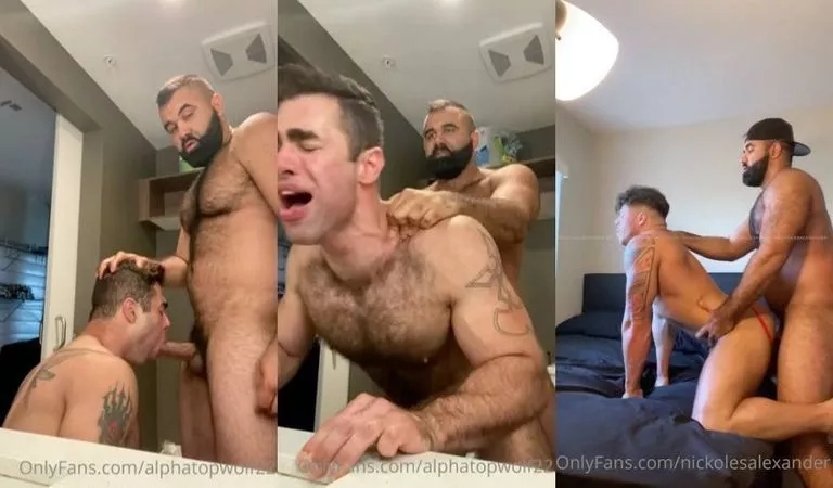Persian Alpha Wolf (alphatopwolff22) fucks Lucas Leon - OnlyGayPorn