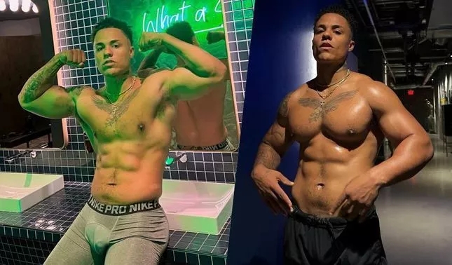 Chad Mitchell jerks - OnlyGayPorn