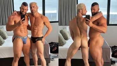 Nath Wylde and Malykai - shower and lap dance - OnlyGayPorn