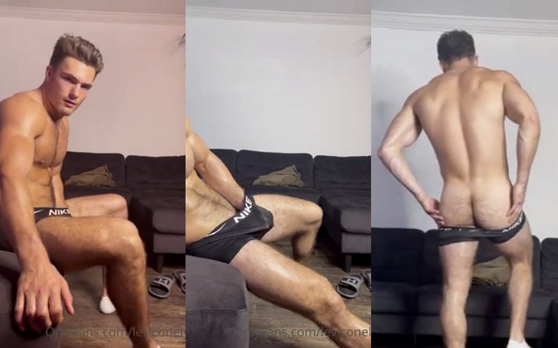 Model Levi Conely shows off his body - OnlyGayPorn