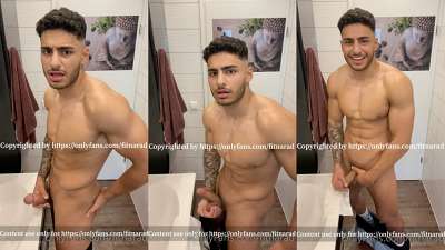 FitNarad jerks off in the bathroom - OnlyGayPorn