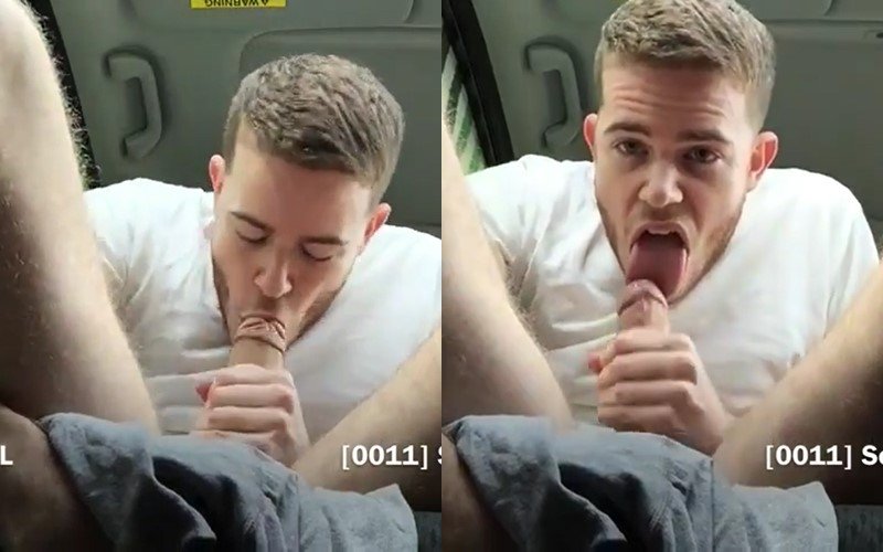 Selfsucking in the car - JoshJakobsXL - OnlyGayPorn
