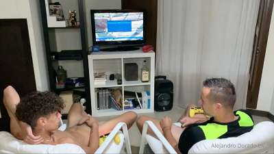 Alejandro Dorado and KimetXX - hot suck session - OnlyGayPorn