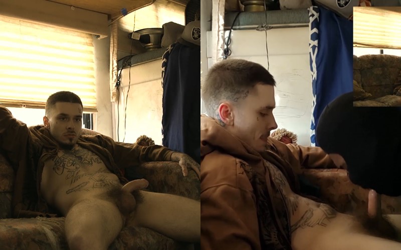 Tattooed guy needs to pay the bills - raw fervor - OnlyGayPorn