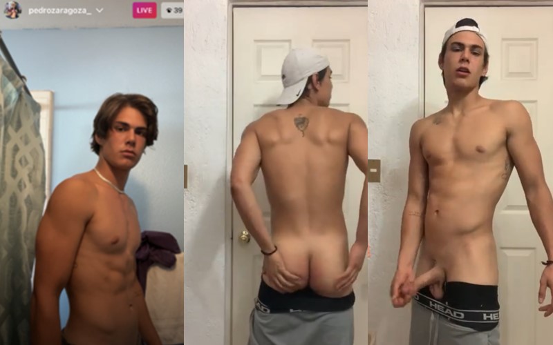 Gabriel Jaxx shows off his ass and cock - gabejaxxx - OnlyGayPorn