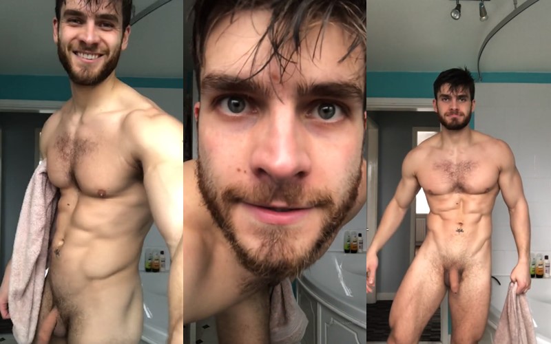 Marcod shows off his body after a shower - OnlyGayPorn