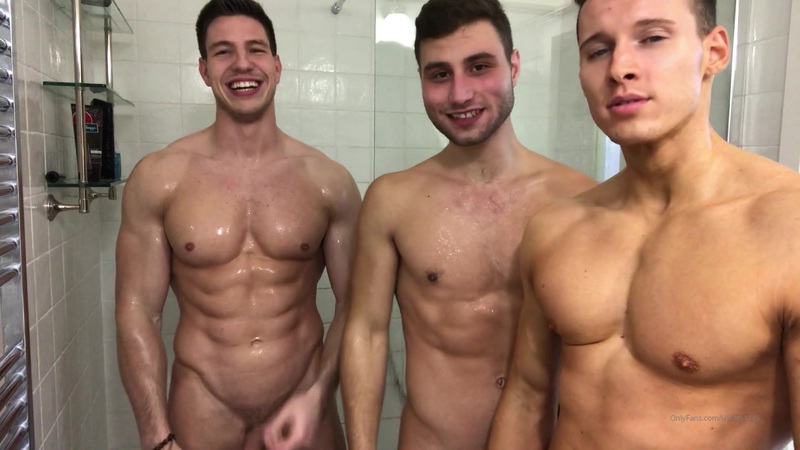 Having a shower with some mates and fooling around together - Jon Kael (tim_vz), Niko Vangelis (nikovangelis) - OnlyGayPorn