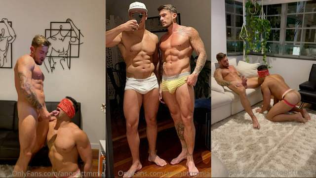 AnonBttmMia worships Gael Jacob while he jerks off - OnlyGayPorn