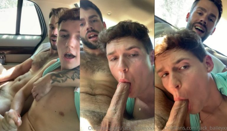Hot blowjob in an uber - Jack Baileyxxx (Jack_Baileyxxx) - OnlyGayPorn