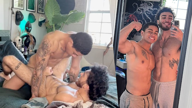 Gino Zanetti and Leon King fucking - OnlyGayPorn