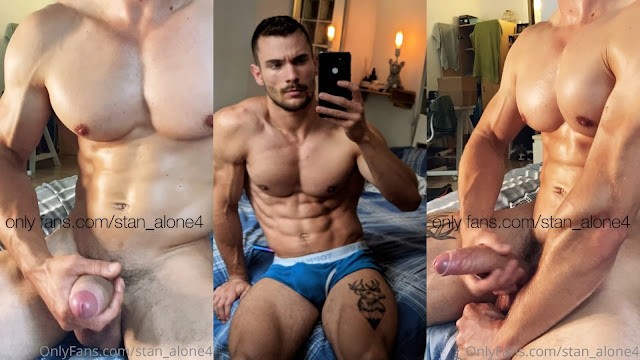 StanAlone - Sweaty and covered in cum - OnlyGayPorn