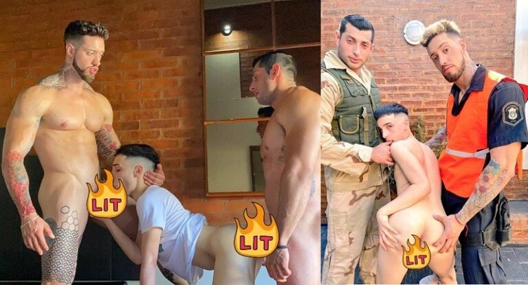 hot mens in uniforms - Viktor Onee, Eliasito, OnlyEliseo - OnlyGayPorn