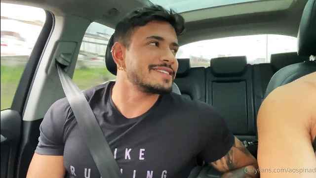 Alejo Ospina - Gets Fucked By A Stranger In A Car - OnlyGayPorn