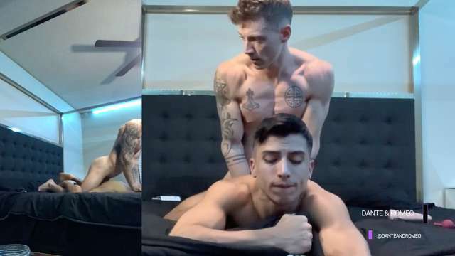 Dante Foxx and Romeo Foxx fuck - OnlyGayPorn