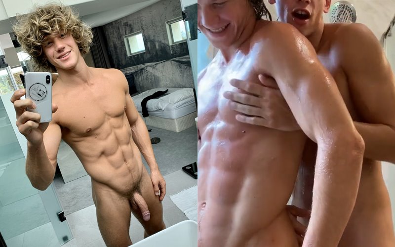 Ethan OPry and Jerome Exupery - bromance in Shower - OnlyGayPorn