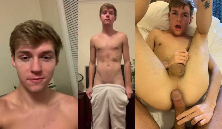 Cute twink fucked by two daddies - OnlyGayPorn