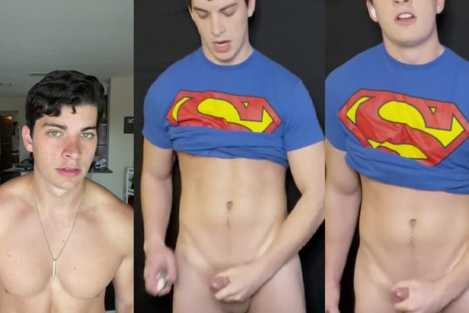 Tiktoker hottie Michael Wlodawsky strips and Cums - OnlyGayPorn