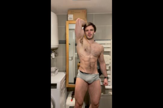 Flexing in my underwear Killian Belliard Killian___ - OnlyGayPorn