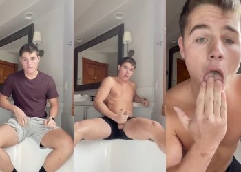 Tony_goodfellow - Jerking off and eating my cum - OnlyGayPorn