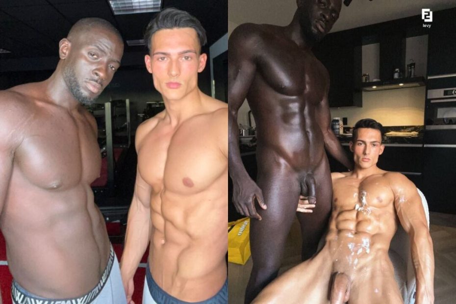 Levy Wilgen gets cream licked off his body - OnlyGayPorn