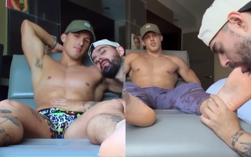 Zach Beech (thezacattack) gets worshipped by Casey Cooper - OnlyGayPorn