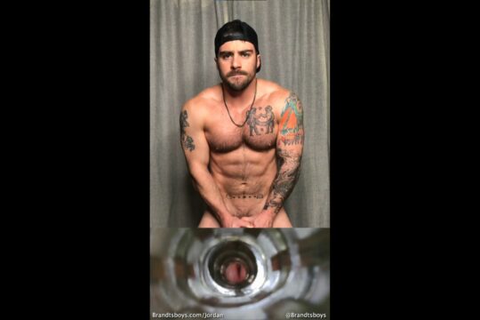 Fucking my Fleshlight with POV JordanxBrandt - OnlyGayPorn