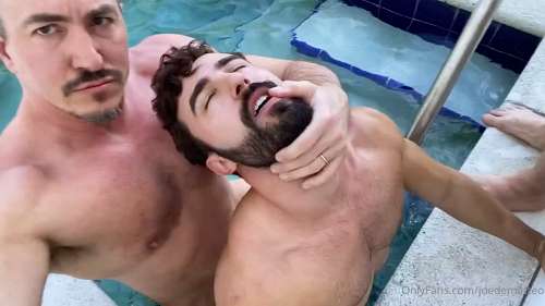 Joe DeMatteo get fucked by Rick (RickandGriff) in the pool - OnlyGayPorn