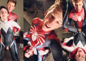 buckahroo - Spiderman blowjob and fuck - OnlyGayPorn