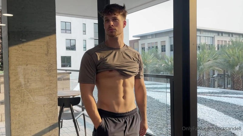 Being a tease showing off my body and cock - Nick Sandell - OnlyGayPorn