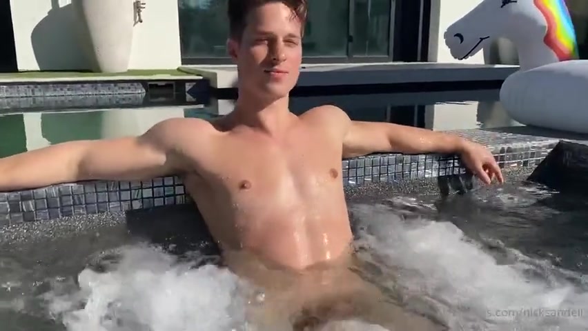 Hanging out naked in the spa Nick Sandell - OnlyGayPorn