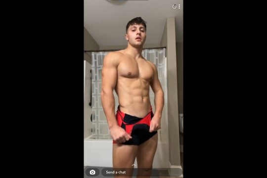 Leaked video of Joey Dinallo showing off his dick - OnlyGayPorn