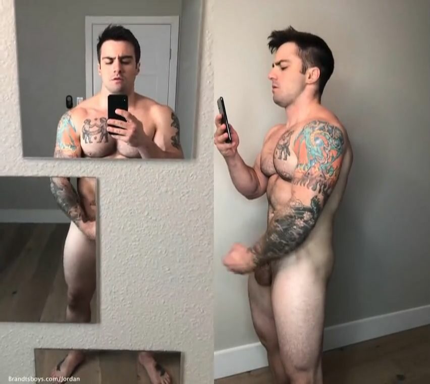 Jordan recording himself jerking off and cumming JordanxBrandt - OnlyGayPorn