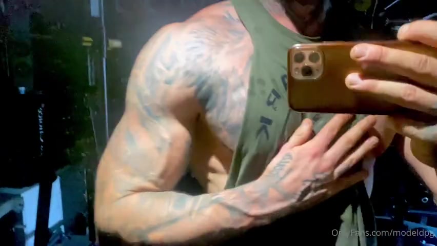 Showing off my dick and talking dirty after a workout Modeldpg - OnlyGayPorn