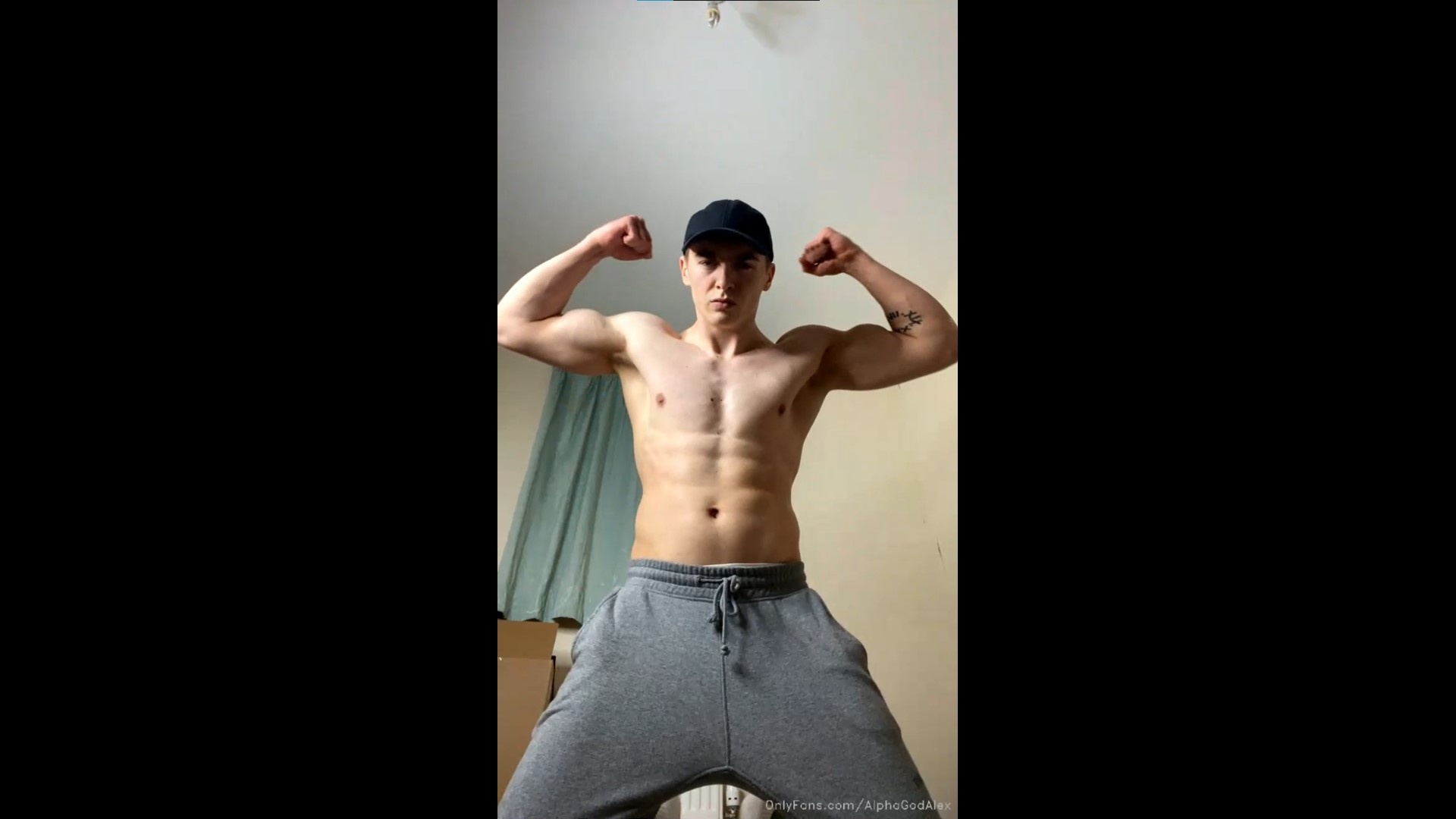 Working out in my sweats and degrading you - AlphaGodAlex - OnlyGayPorn