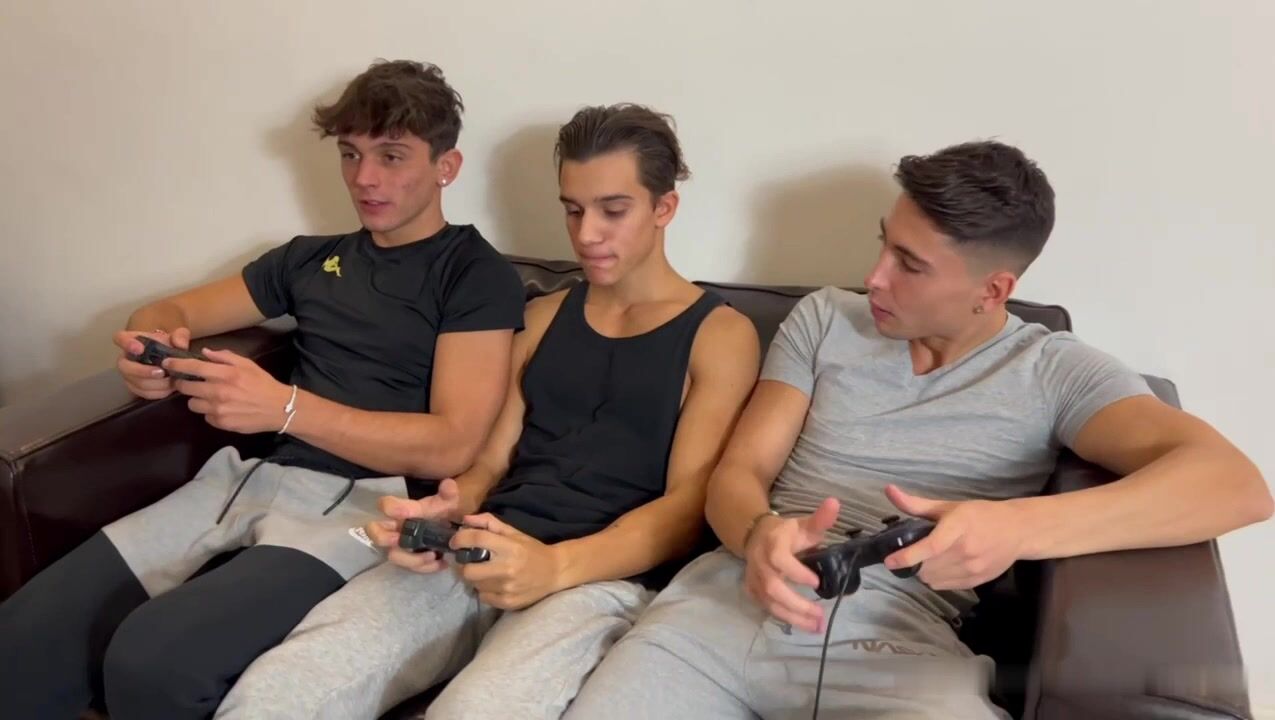 Playstation With Friends @ivan.ilterribile @hotkev @sexysamu Gay Group Fun