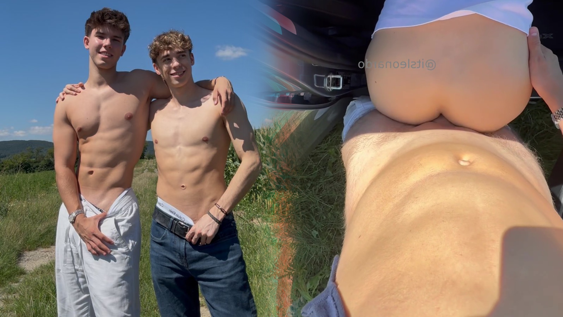 Leonardo and Jordan Wallace in Hardcore Gay Anal Sex Action