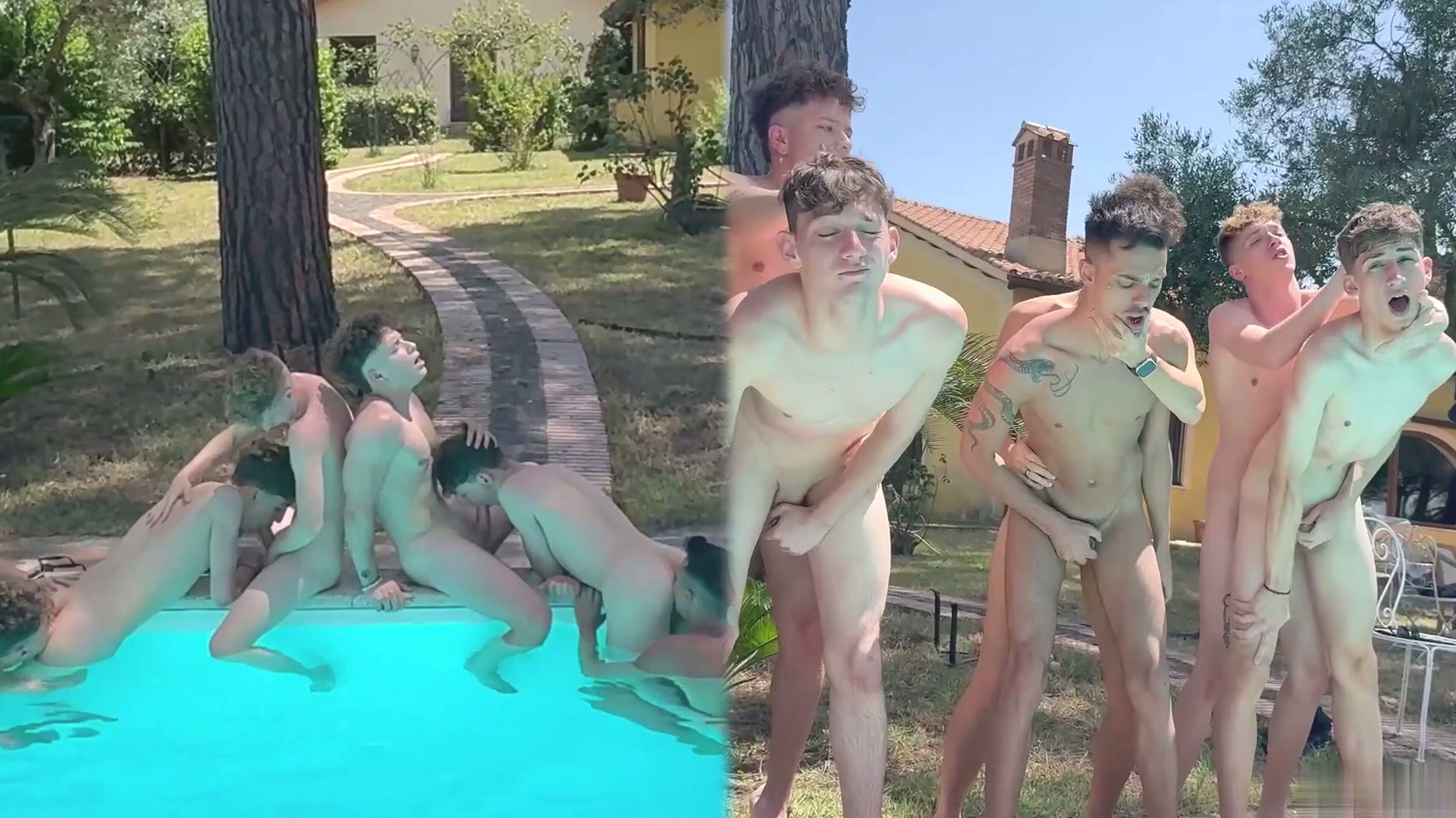 Italian Orgy Pool Party Hardcore Sex