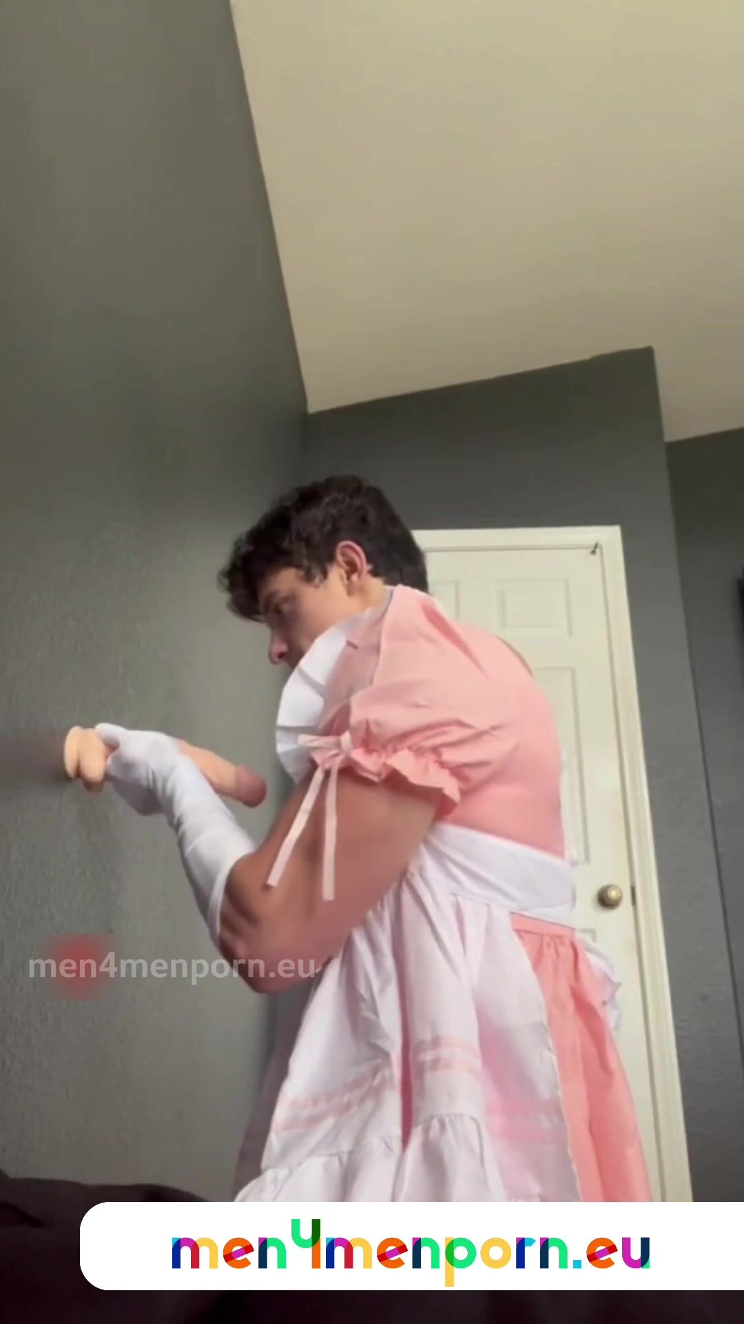 CJClarkofficial – Pink Maid Costume Porn Video