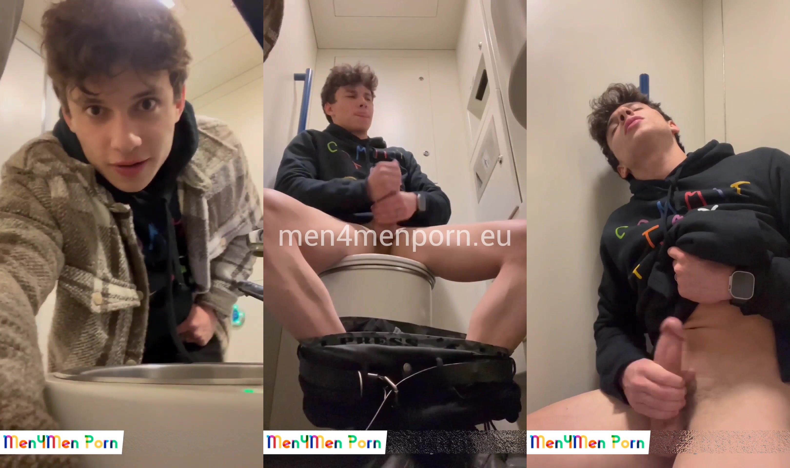 cjclarkofficial Jerks Off in Train Toilet