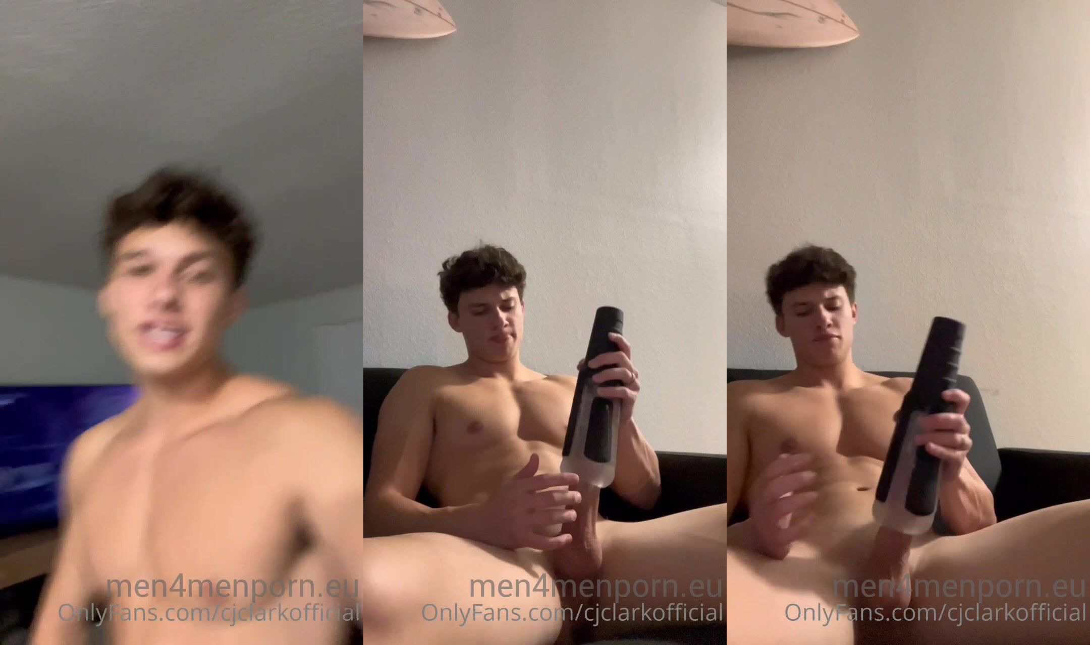 CJClarkofficial – 33 Minute Electric Fleshlight Jerk Off Session