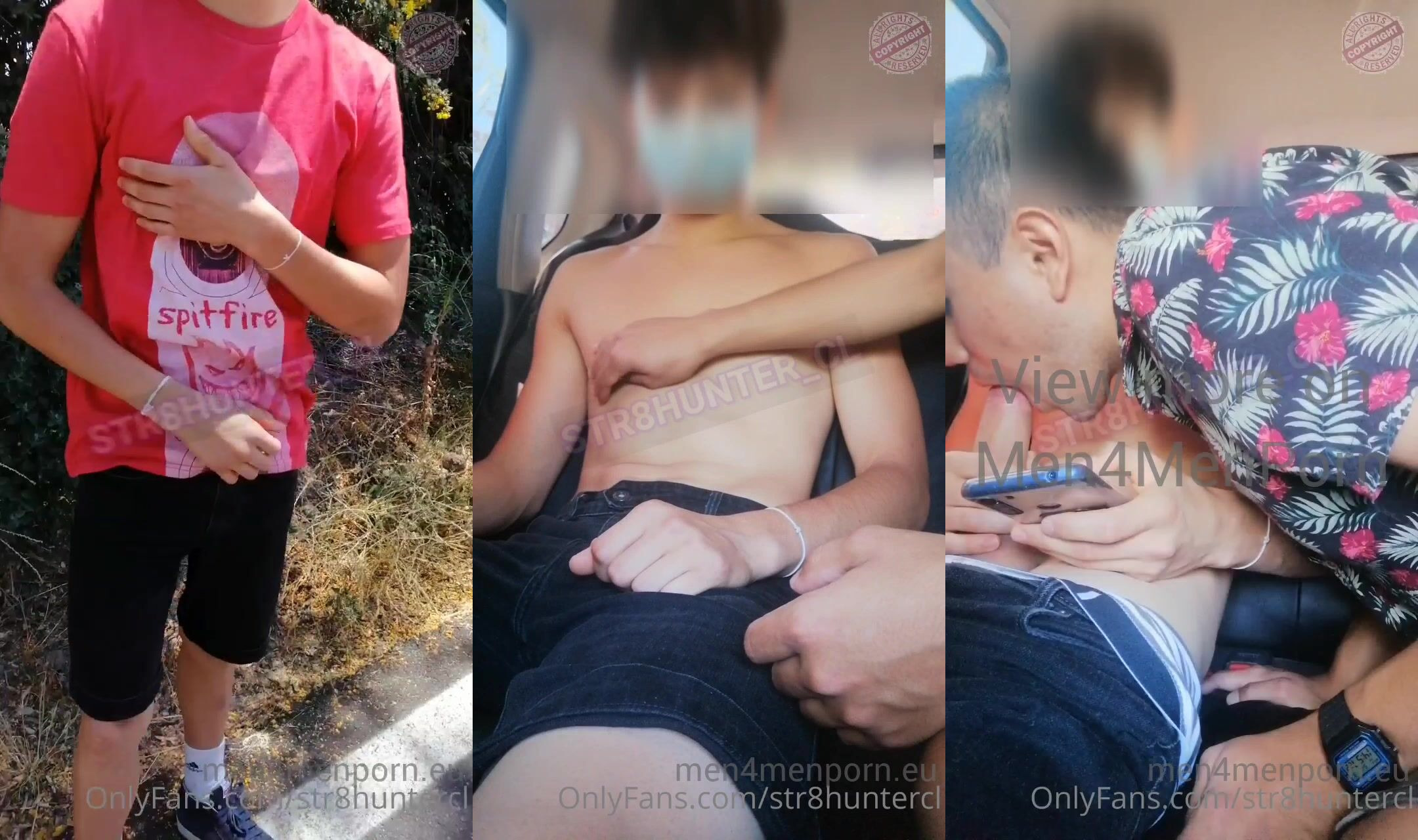 str8huntercl – Straight Latino gets money blowjob