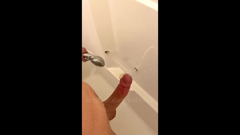 Josh Boss Showerhead Cumpilation - JoshBoss Cumming Hard