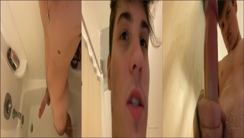 Aesthetic Deek Jerks and Plays with His Cock