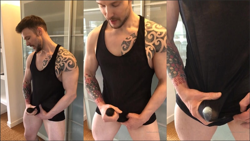 Davidtwist Jerking Off in Underwear Solo