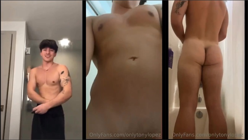 Tony Lopez Shower Body Showoff - onlytonylopez