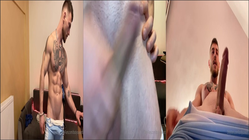 Bodyouwant Strokes His Hard Cock Again
