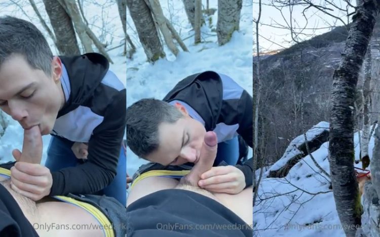 Weedarks Winter Hike Blowjob Adventure